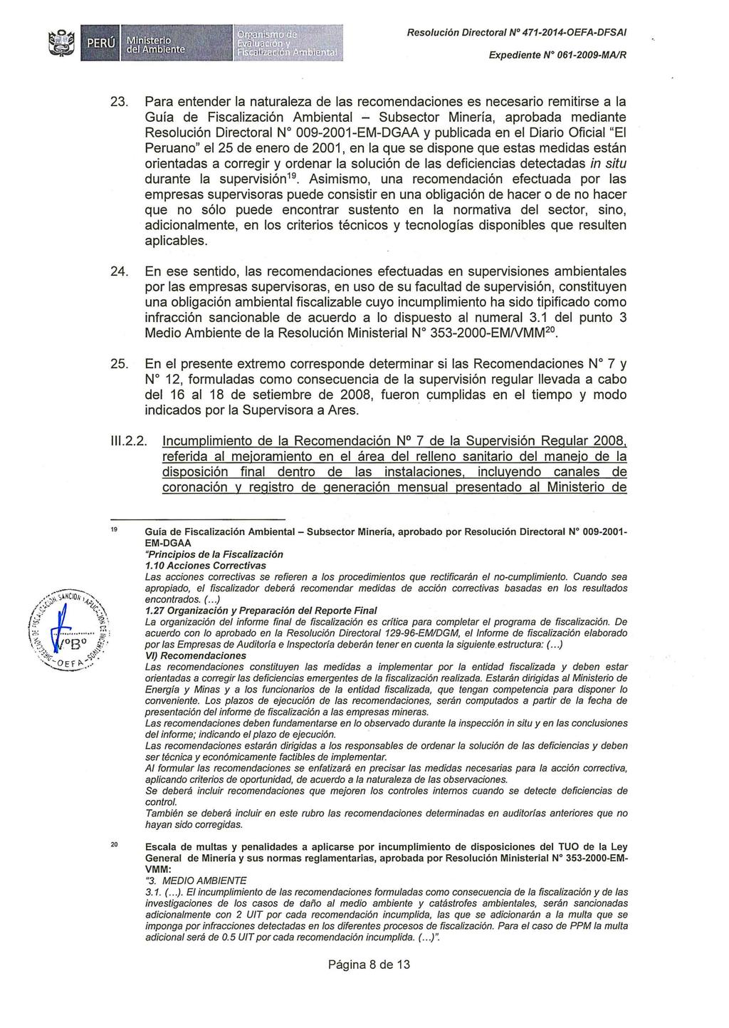 .. - Resolución Directora/ W 471-2014-0EFA-DFSAI o lr... ~ 23.
