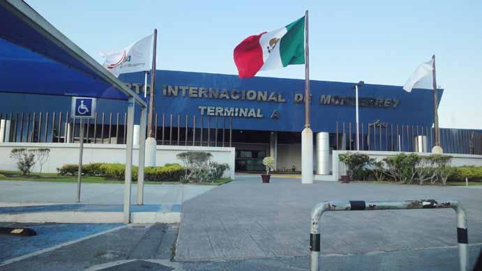 V.3 Aeropuerto Internacional de la ciudad de Monterrey El Aeropuerto Internacional de Monterrey Mariano Escobedo tiene como código iata: mty y como código oaci: mmmy.