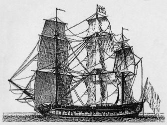 sido construido en Baiona, en 1757 113. La actividad corsaria también figura en el historial de esta nave.
