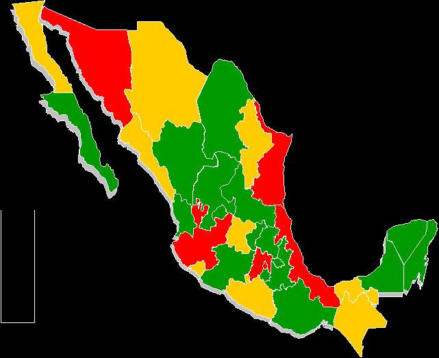 TB-HIV/Aids, incidence Mexico, 2003, 2007, 2012 Estate Cases % rate AGUASCALIENTES 9 11.3 0.