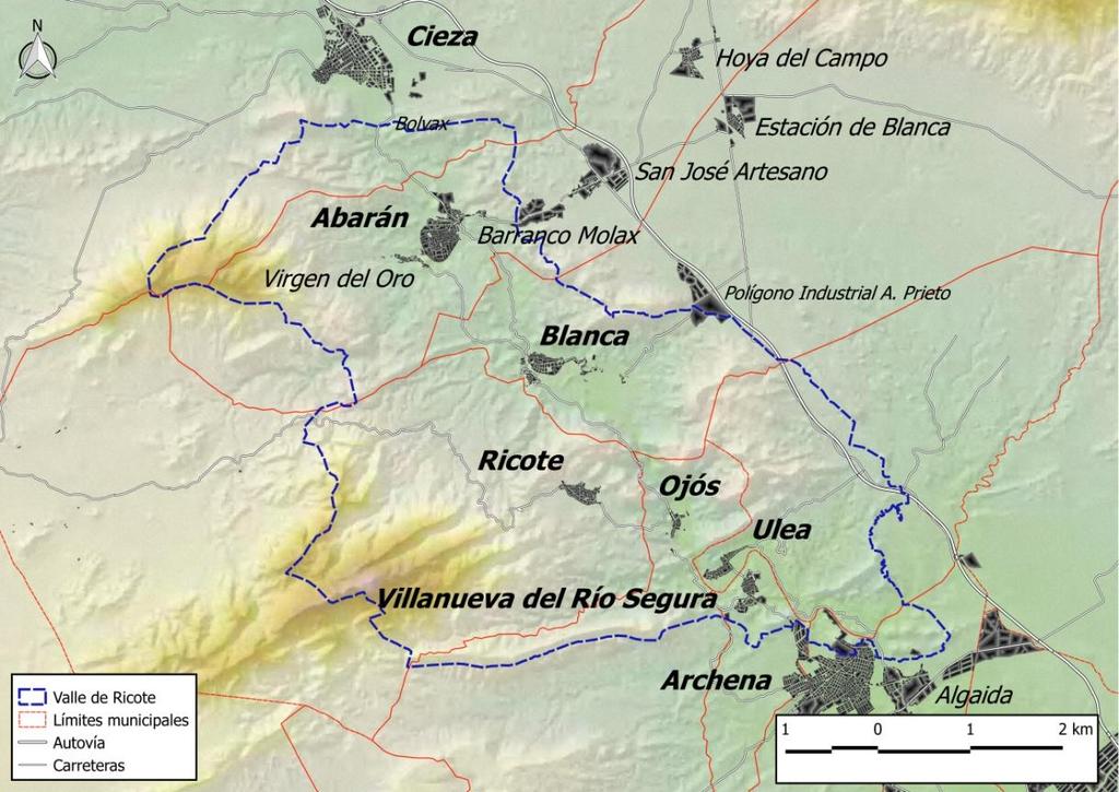 Valle del Ricote en Murcia: Pueblos, Rutas, Qué ver - Senderismo en Murcia