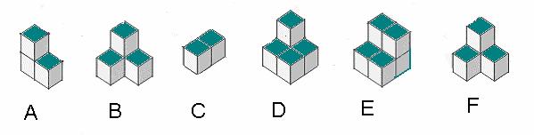 Problema nº 3 (Cubos) a) Observa las seis piezas siguientes.