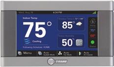 3 Termostato: Su sistema acoplado Trane está controlado por un termostato Trane inteligente y confiable.