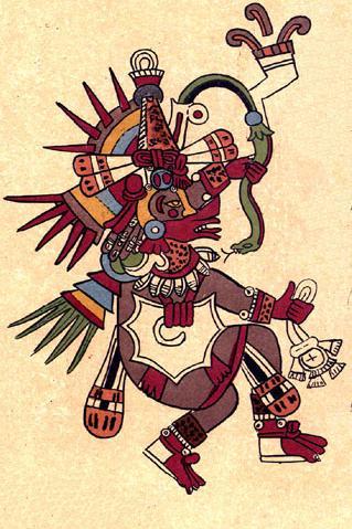 Los enviados de Moctezuma dibujaron lo visto y explicaron los dibujos al emperador, recordándole la profecía de Quetzalcóatl.
