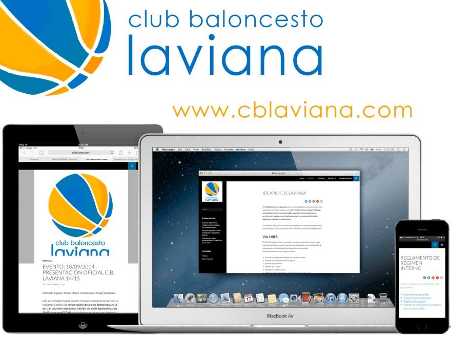 Nueva imagen C.B. LAVIANA PÁGINA WEB www.cblaviana.