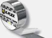 K-FLEX CINTAS CINTA K-FLEX BUTÍLICA Cinta sellante auto-adhesiva, fabricada con goma-butilo y recubierta por una película de aluminio, disponible en varios tamaños.