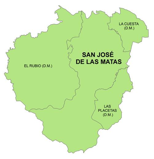 Denominación oficial: San José de las Matas Extensión territorial: 1,515.
