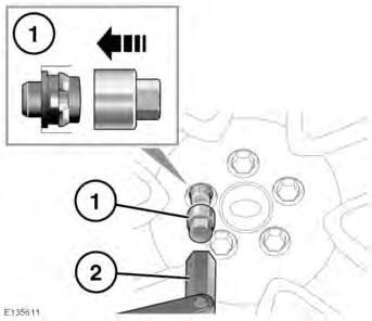 Cambio de una rueda Los dispositivos de tracción, como las cadenas para nieve, no se pueden utilizar en una rueda de repuesto provisional.
