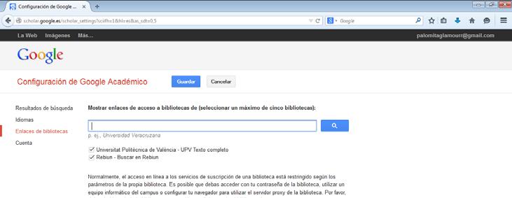 Estar en RED UPV : ventajas cómo acceder a la información de pago de la UPV desde Google?