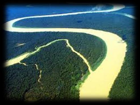 RIO AMAZONAS La cuenca del Amazonas tiene un área de drenaje de 1.
