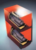 Interacumulador horizontal CMS Interacumulador de acero inoxidable estabilizado al titanio AISI 316L Especialmente diseñados para formar baterías de producción.