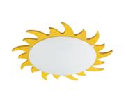 Plafón infantil modelo SOL, con diseño de rayos de sol Colgante infantil modelo MARIPOSA en material sintético Colgante infantil ROCKY,