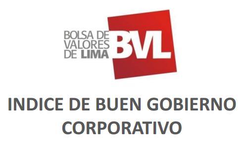 Gobierno Corporativo Buen Gobierno Corporativo La Bolsa de Valores de Lima (BVL) reconoció a Cementos Pacasmayo por sus estándares de buen gobierno corporativo.