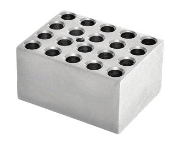 Los bloques modulares OHAUS también se adaptan en los calentadores de bloque seco de OHAUS.