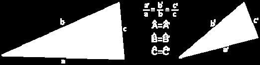 La semejanza conserva los ángulos y mantiene la proporción entre las distancias. Dos figuras son semejantes si sus longitudes son proporcionales y sus ángulos son iguales.