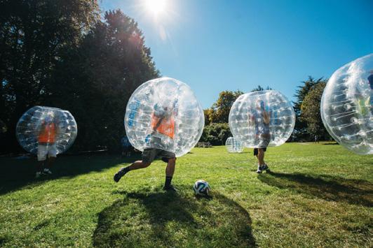 Bubble Soccer Bubble Soccer es una nueva modalidad de fútbol.