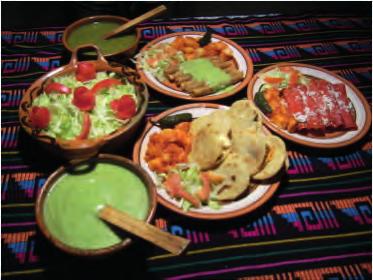Les gusta la comida mexicana de preferencia abundante y con buen sazón.