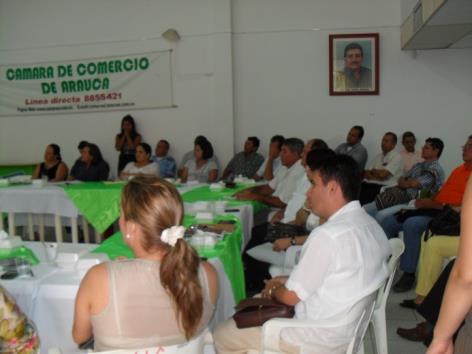 3. Visión competitiva de Arauca Proceso de consulta con actores regionales Las cinco sesiones de trabajo contaron con la presencia de
