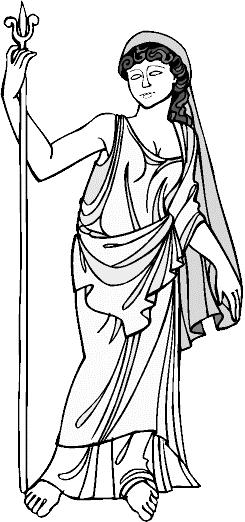 Diosas Dioses (1D6) 1 = Zeus (dios del rayo y la autoridad) 2 = Hermes (dios de los viajes, el comercio y el latrocinio) 3 = Ares (dios de la guerra) 4 = Poseidón (dios del mar) 5 = Apolo (dios del