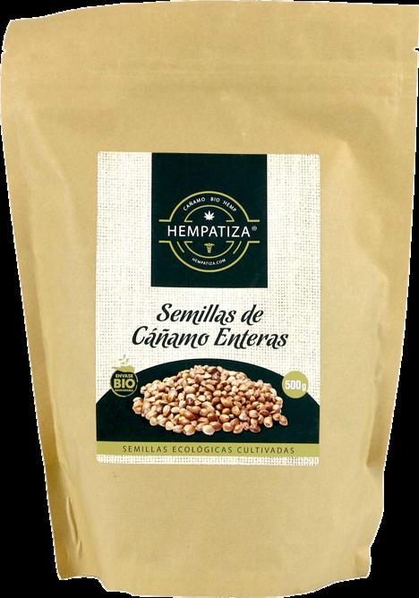 Semillas de Cáñamo Enteras Bio Descripción: las semillas de cáñamo enteras son un alimento altamente nutritivo. Tienen un sabor a nuez suave.