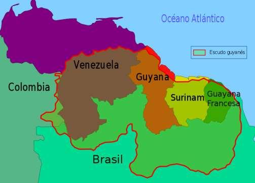 Macizo o Escudo de las Guayanas Es una región geográfica ubicada al noreste de América del Sur. Se trata de una formación geológica muy antigua, siendo una de las zonas más antiguas de la Tierra.