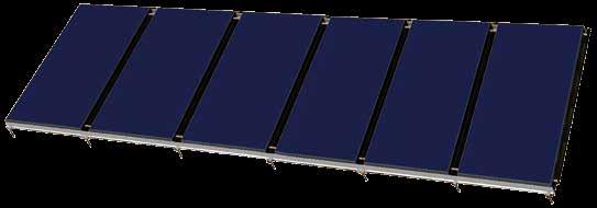 88 Kits cubierta para Helioplan y Kaplan 2.2H Soportes captadores solar en aluminio Descripción de producto ACV dispone para todos sus colectores solares planos un sistema de soportación modular.