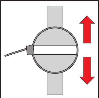 Especificación de Materiales - Información Técnica Determinación de la tensión mínima de ruptura La tensión mínima de ruptura es un factor crítico para seleccionar un precinto, representa la carga