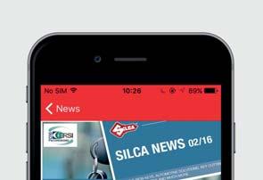 MOBILE APP SILCA NEWS 03/2016 MySilca App. Release 1.