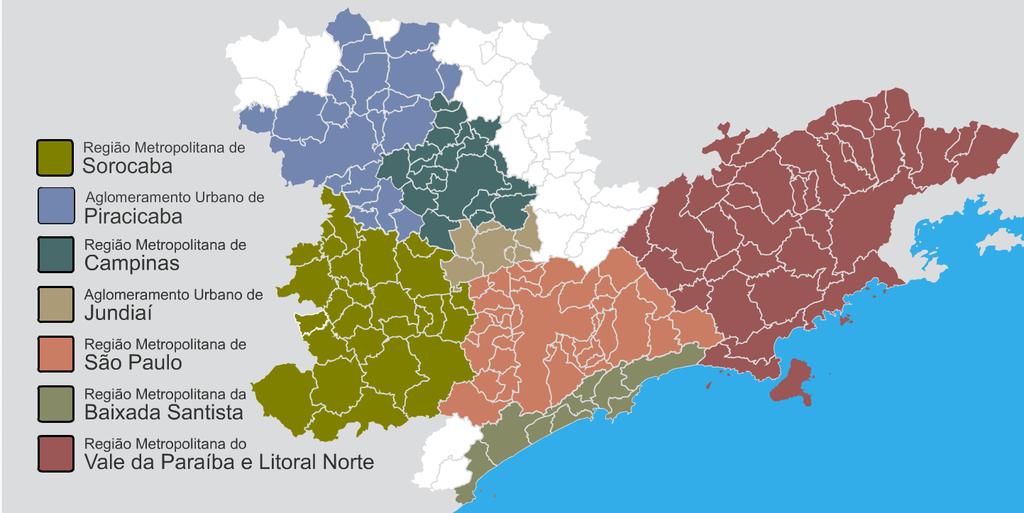 Regiones metropolitanas