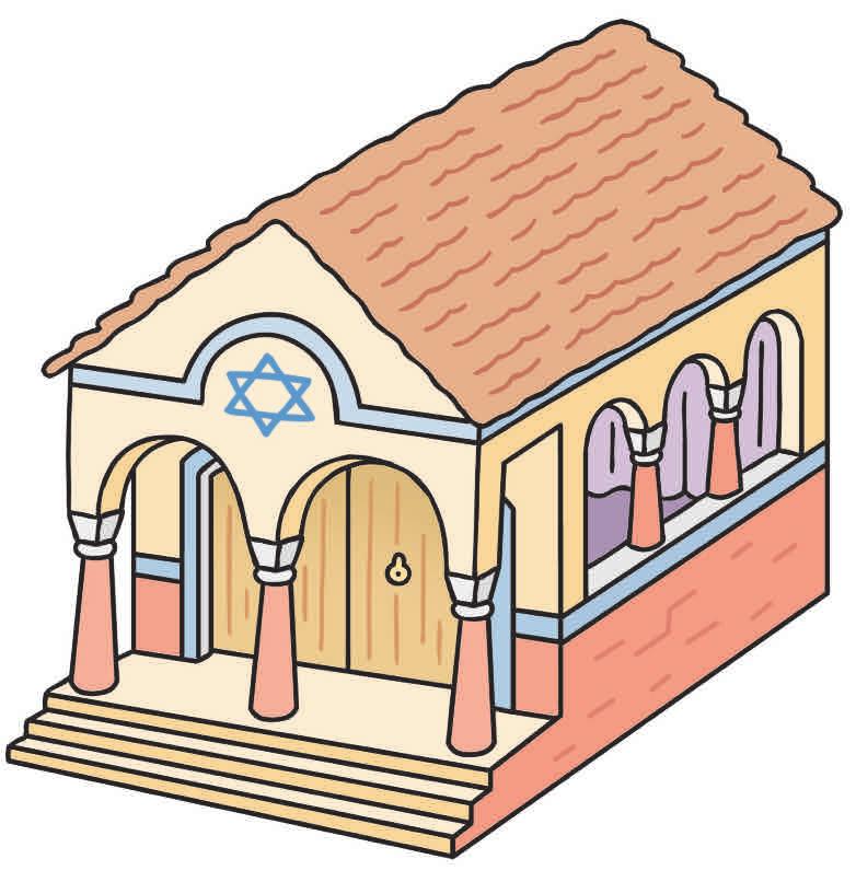 4 Vive! Jesús lee la Palabra de Dios y reza en la sinagoga.