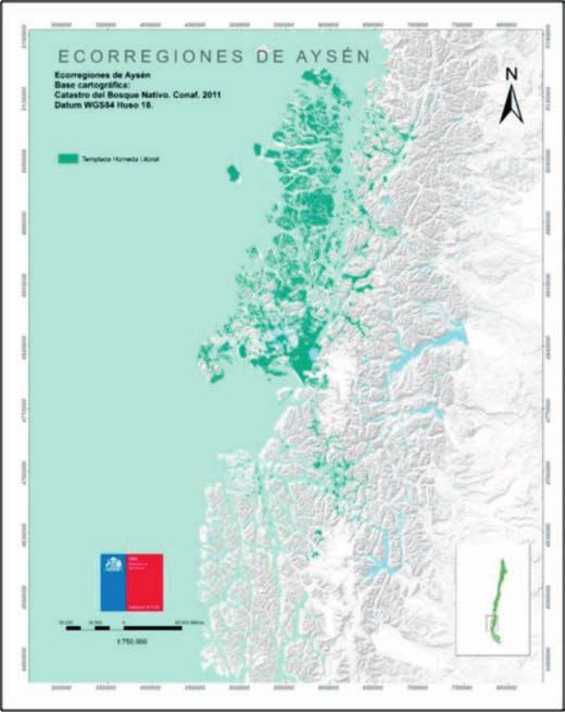 Caracterización y propiedades de los suelos de la Patagonia occidental (Aysén) Reino Templado Dominio Templado húmedo Ecorregión Templada húmeda litoral (Cfbni) Lugares representativos son las islas