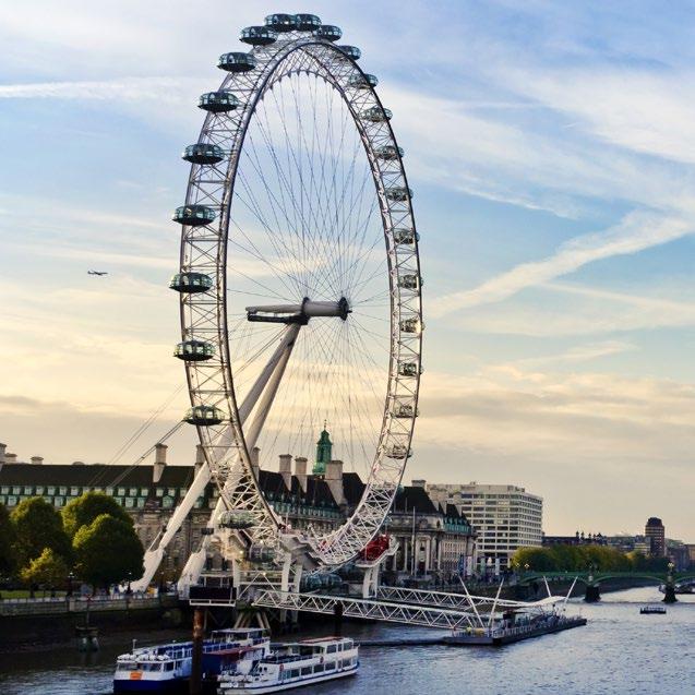 Los equipos visitarán el centro de Londres el miércoles y tendrán la oportunidad de acercarse de cerca al Big Ben, disfrutar de las increíbles vistas de la ciudad desde el London Eye, pasear por