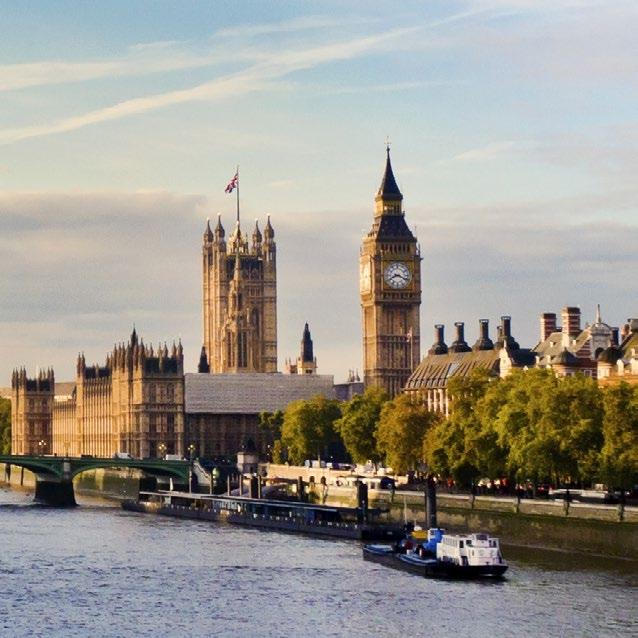 Algunos de los monumentos más famosos de Londres y atracciones que se pueden son: The South Bank: un centro de experiencias culturales y gastronómicas en el río Támesis London Eye: una noria gigante