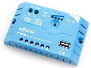 Controlador de Carga PWM EPsolar La principal función del controlador es la de proteger a la batería frente a sobrecargas y sobredescargas profundas.