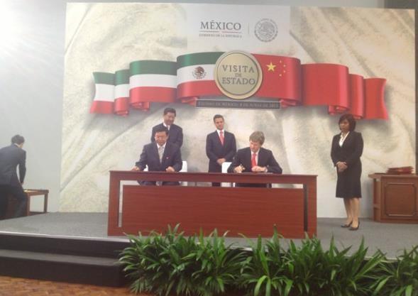 VI. Bancomext y China En el 2013 el Presidente Enrique Peña Nieto acordó con el mandatario de China, Xi Jinping, elevar el nivel de la relación bilateral a una asociación estratégica integral.