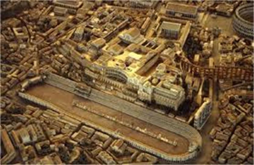 El más importante es el Coliseo de Roma, y los de Tarragona, Mérida e Itálic EL CIRCO: servía para las carreras de caballos,