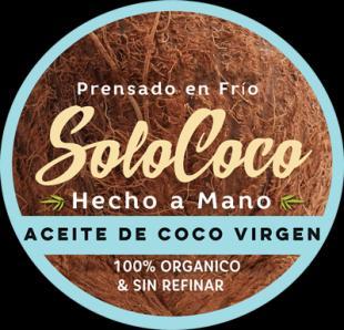 SoloCoco: aceite de coco orgánco,