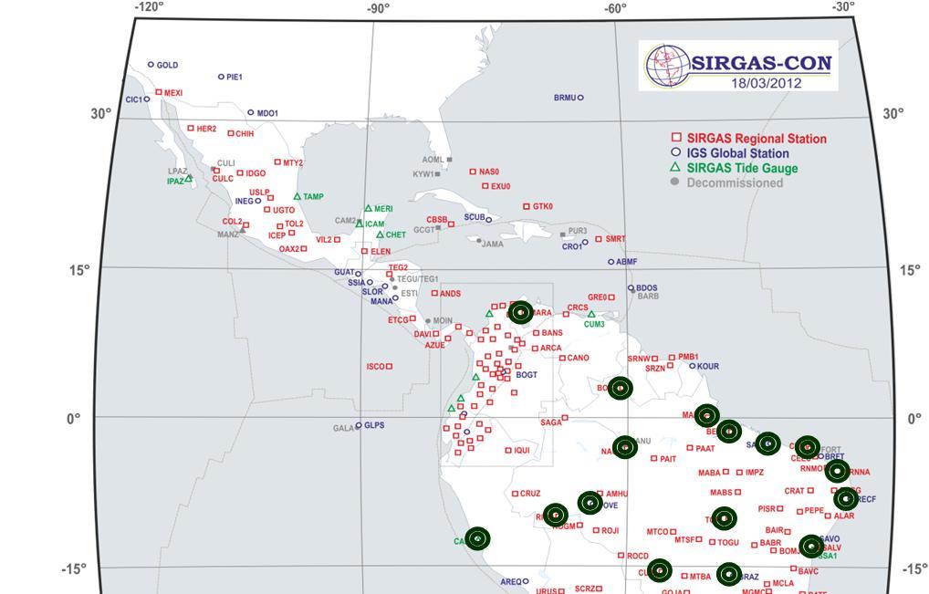 Actividad prioritaria (III) Mejorar la infraestructura SIRGAS para el posicionamiento GNSS en tiempo real Evaluar la capacidad RT instalada en SIRGAS-CON, poner