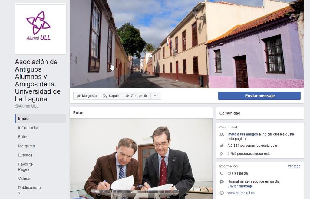 Facebook: Páginas de