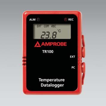 Medio ambiente Medio ambiente TR100-A Registrador de temperatura Medida de temperatura Registrador de datos Se puede montar en pared La presentación de temperatura del aire en grados