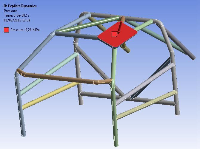 4.2.2 Propuesta de diseño 2. Se propone el análisis con el Acero al cromo molibdeno, un diámetro de tubería de 1 ½ pulgadas y 3 mm de espesor.