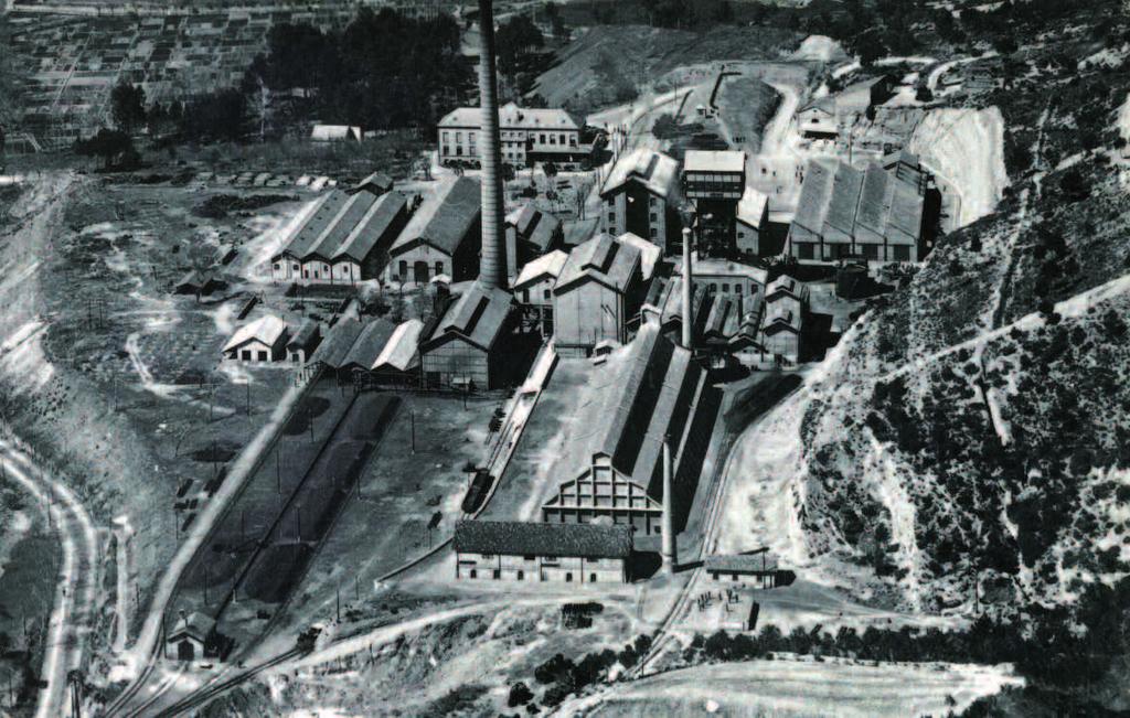 Instalaciones de la minas de Súria, 1950. Foto cedida por IBERPOTASH.