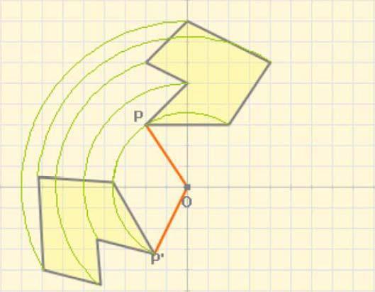 Propiedades de un giro: GIRO Los giros transforman segmentos en segmentos de igual longitud.