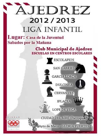 EVENTOS 2012-2013 DICIEMBRE 2012 Denominación: LIGA INFANTIL AJEDREZ