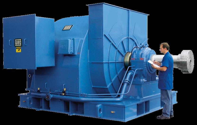 www.we.net Hidroeneradores WEG ofrece soluciones completas para eneración y distribución de enería, disponiendo productos desarrollados con standard de calidad y tecnoloía exiidos mundialmente.