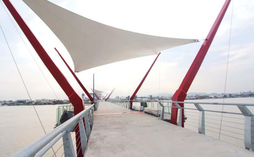 Mirador del Puente Basculante tramo Guayaquil - Isla