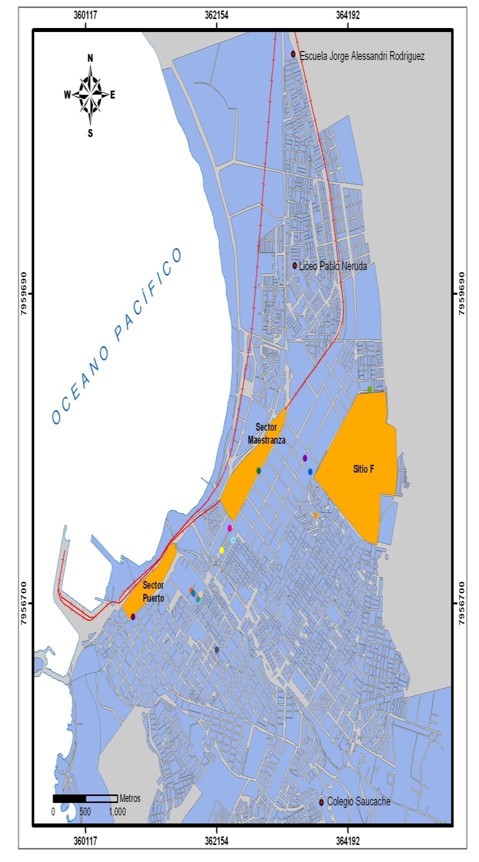 Polimetales de Arica Problemas de contaminación por pasivos mineros insertos en la ciudad desde 1984 hasta 2009.