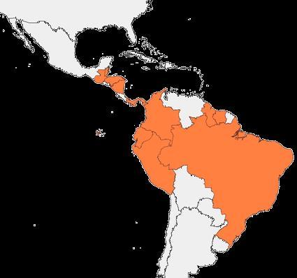 Iniciativa Amazonica Malaria / Red Amazonica de Vigilancia Resistencia a las Drogas Antimalaricas (AMI/RAVREDA) 11 Paises: Centro America (5): Belize, Guatemala, Honduras, Nicaragua, Panama Amazon