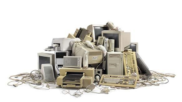 Se calcula que menos de 30% de estos artículos es reciclado o rehabilitado, como es el caso de la computadoras que pueden ofrecer más tiempo de servicio si son actualizadas; de esta manera, y a
