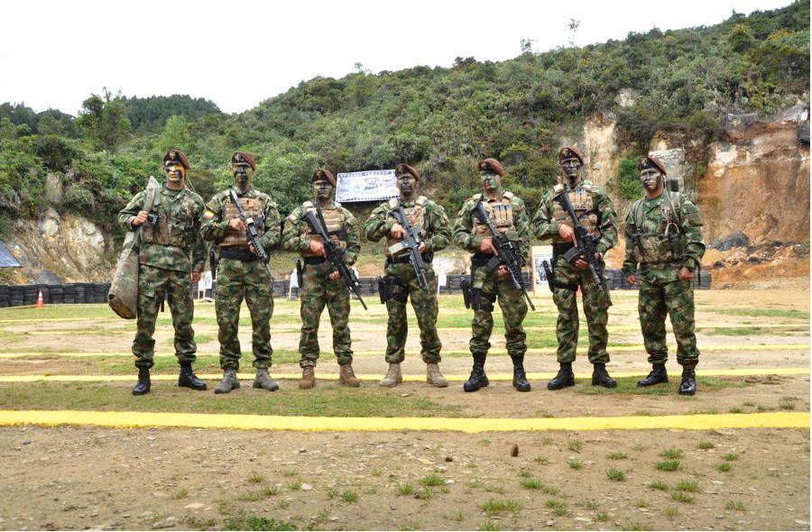 Foto de las Fuerzas Comando 2012, hombres especiales para misiones especiales obtenida de la página del Ejército de Colombia Por ahora, se crearon siete nuevos batallones, dos de ellos para reforzar